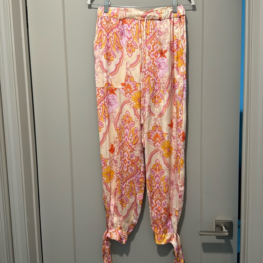 Satin pants